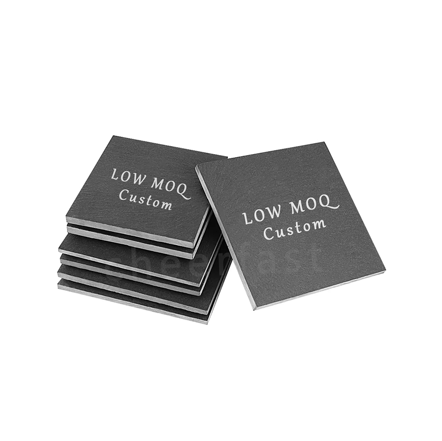 Black Slate Stone Coasters Glasses Coaster Shenzhen Cheerfast Wine 10000-won-cor-e-du-sud-numista