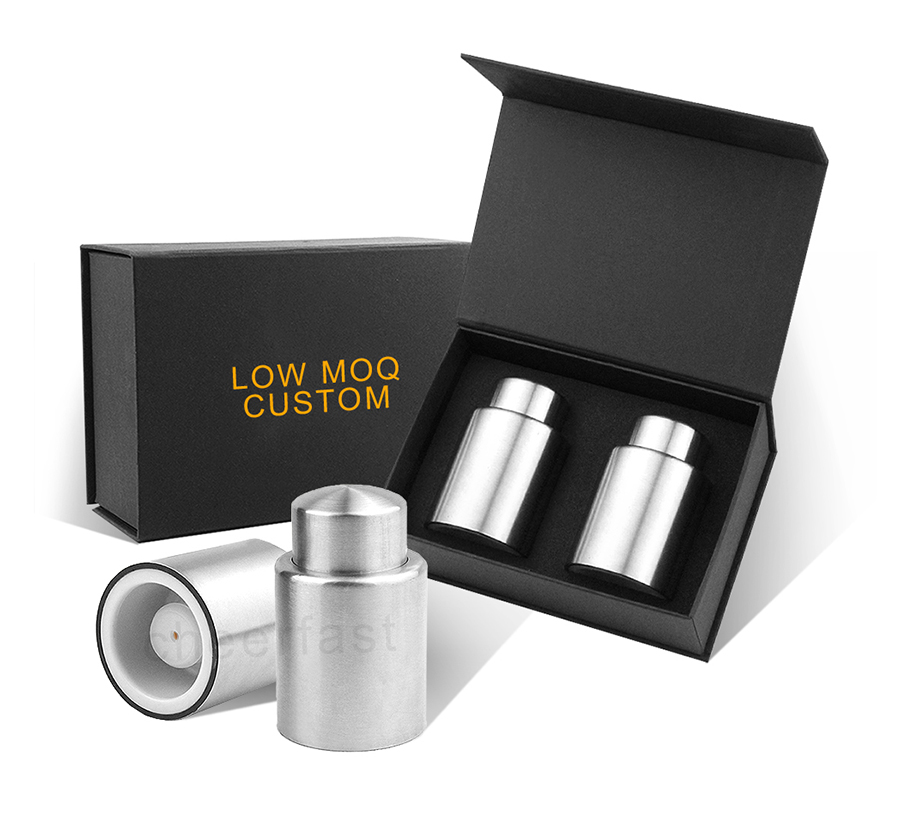 Stainless Steel Wine Air Pump Bottle Stopper Gift SetWine StopperShenzhen Cheerfast Wine